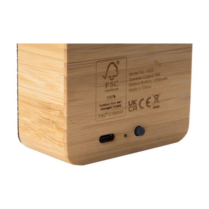 Haut-parleur Bluetooth | Bambou | 5W | 6 heures d'autonomie