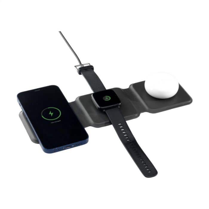 Chargeur sans fil 3-en-1 | Recyclé | Pliable