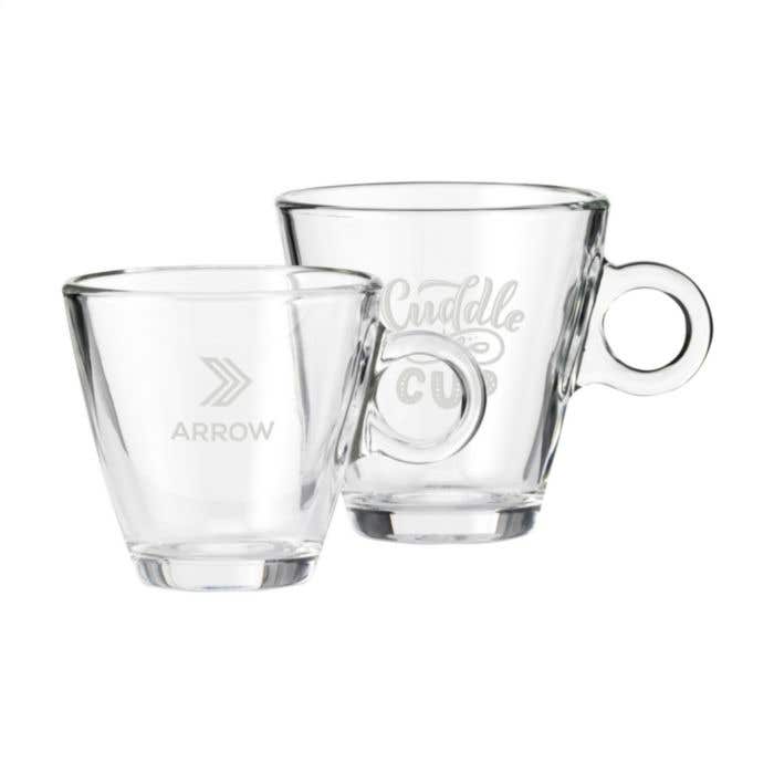 Verre à thé | Verre trempé | 320 ml | Anse ronde