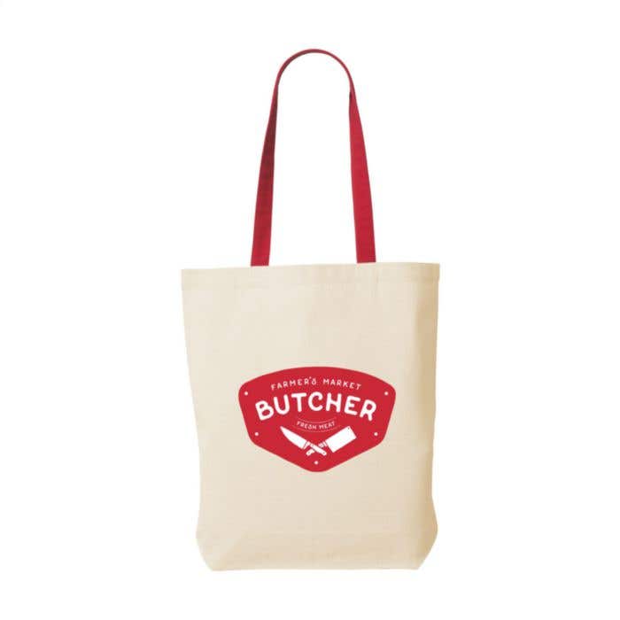 Sac shopping | Canvas | 12 l | Anses colorées