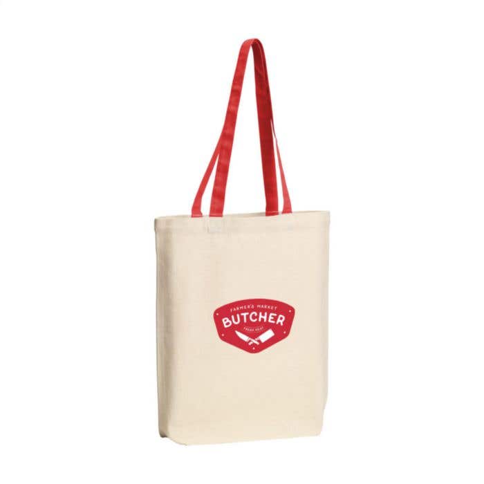 Sac shopping | Canvas | 12 l | Anses colorées