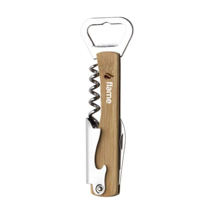 Couteau de serveur | Bambou | 4 fonctions