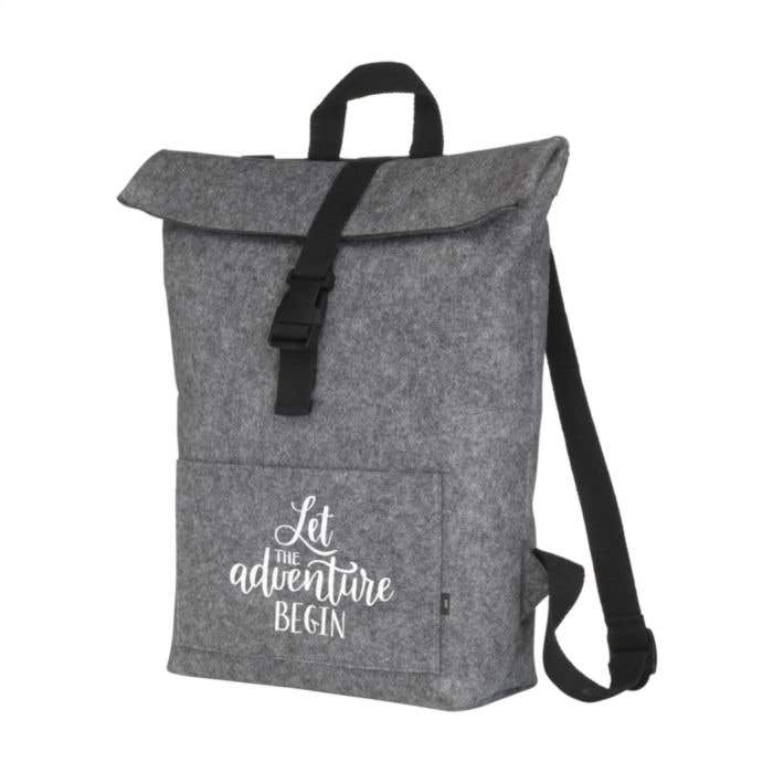 Sac à dos | Feutre RPET recyclé | 15 l | Roll-top