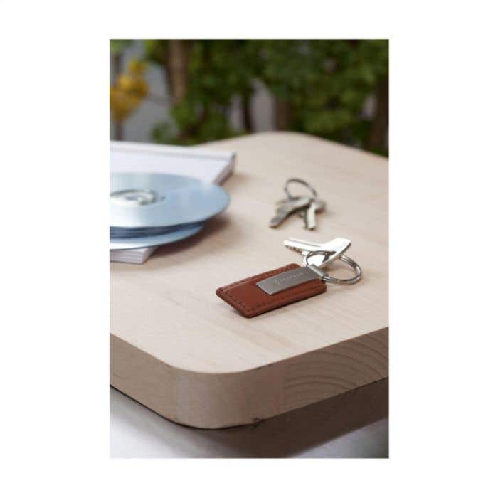 Porte-clés | Similicuir | Anneau métallique