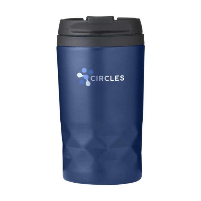 Mug isotherme Graphic Mini | Inox | 250 ml | Motif diamant