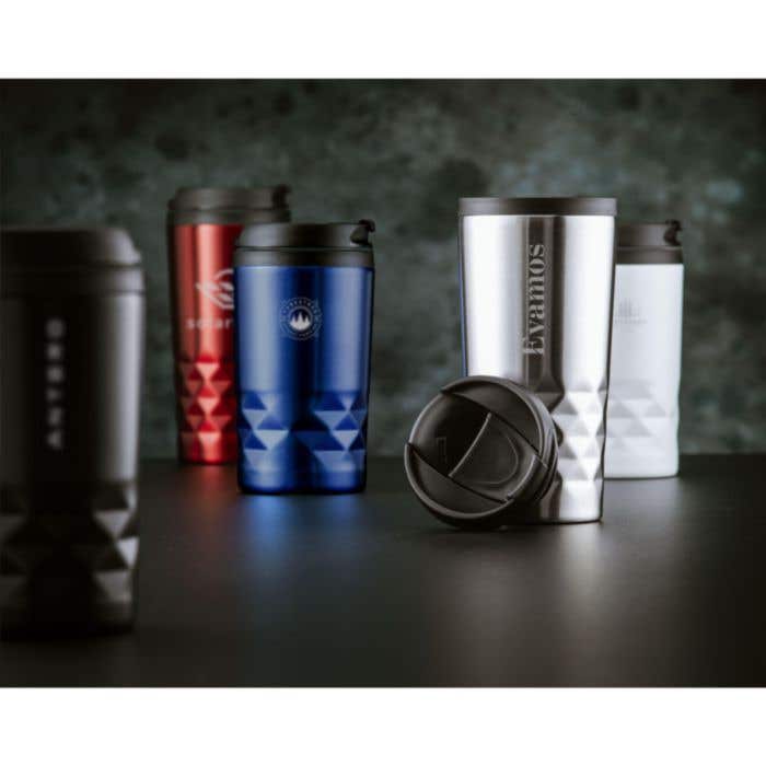 Mug isotherme | Inox | 300 ml | Motif diamant