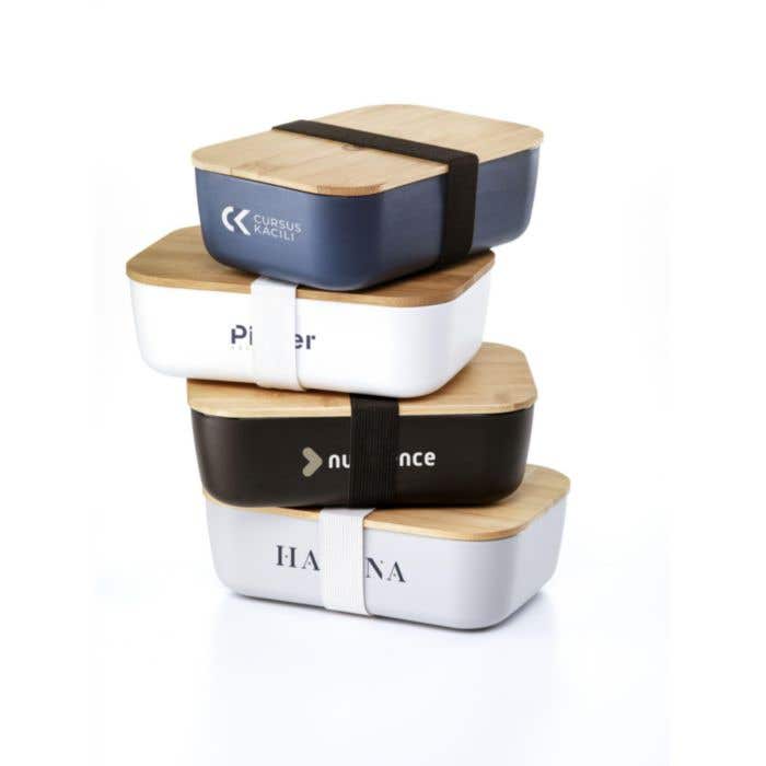 Boîte à lunch | Bambou | Avec élastique