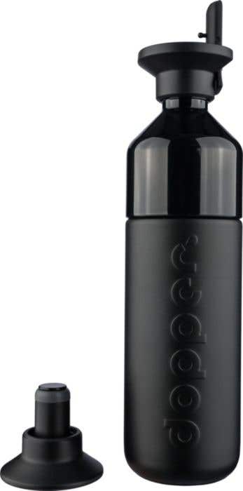 Gourde Dopper Insulated Black 580 ml + Flip Straw