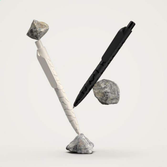 Stylo à bille | Pierre naturelle | Bouton-poussoir