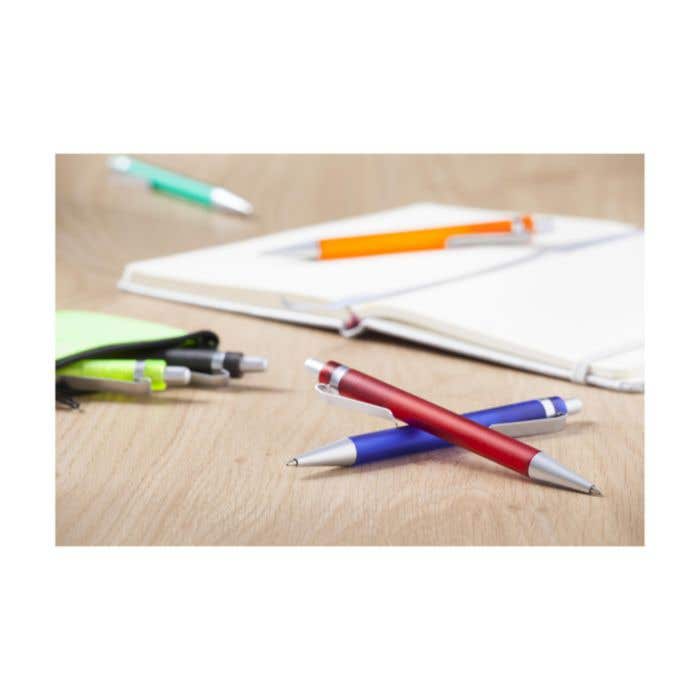 Stylo à bille Boston Trans | Transparent | Clip métal