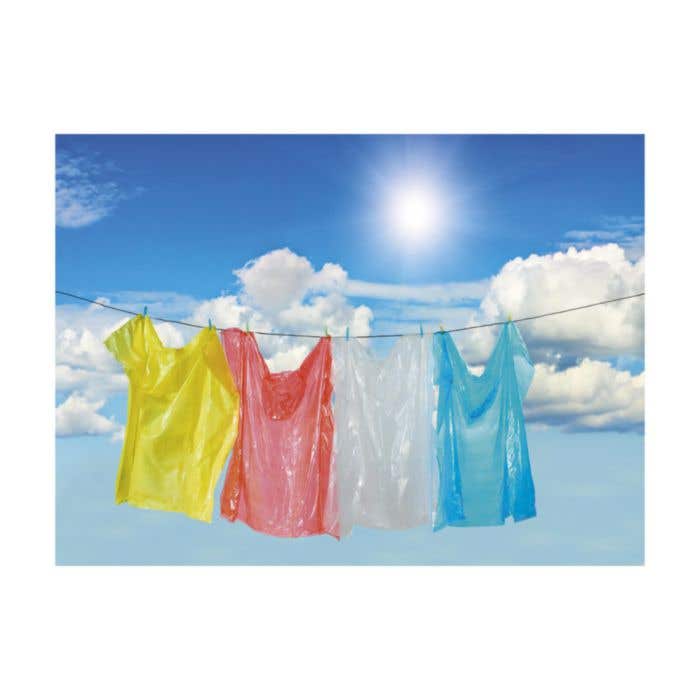 Poncho de pluie | Transparent | Avec pochette de rangement