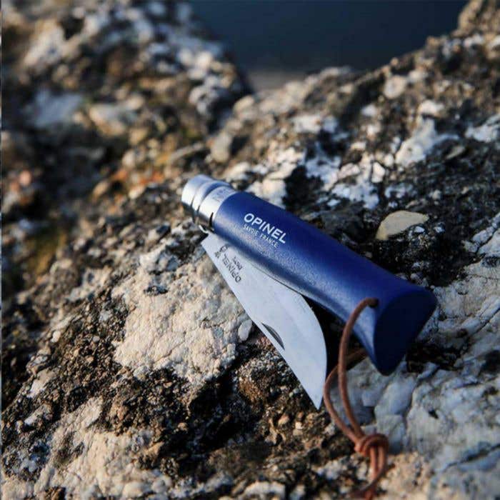 Couteau de poche Opinel Colorama n° 8 | Acier inoxydable | Système de verrouillage