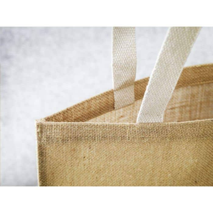 Sac de transport | Jute | Laminé | 8 l