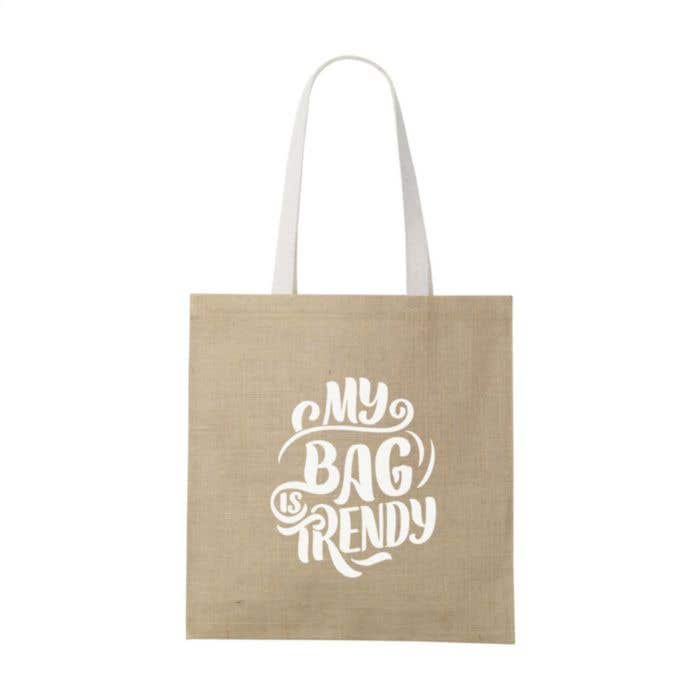 Sac de transport | Jute | Laminé | 8 l