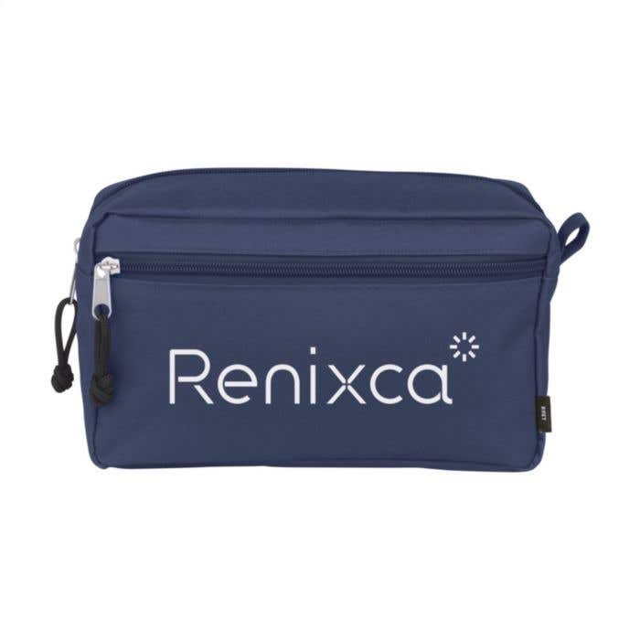 Trousse de toilette | RPET recyclé | Poche zippée supplémentaire