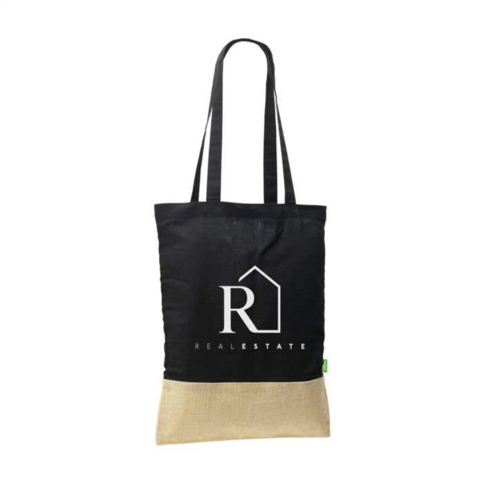 Sac de transport | Coton biologique & jute | 8 l
