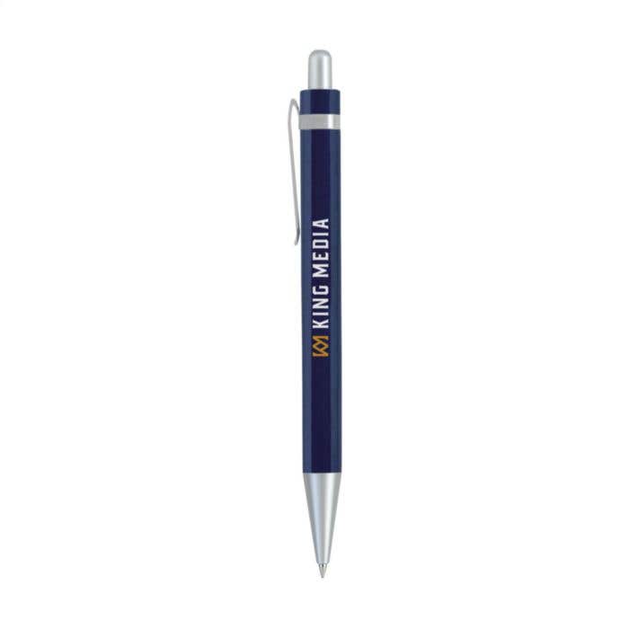 Stylo à bille | Clip en acier mat