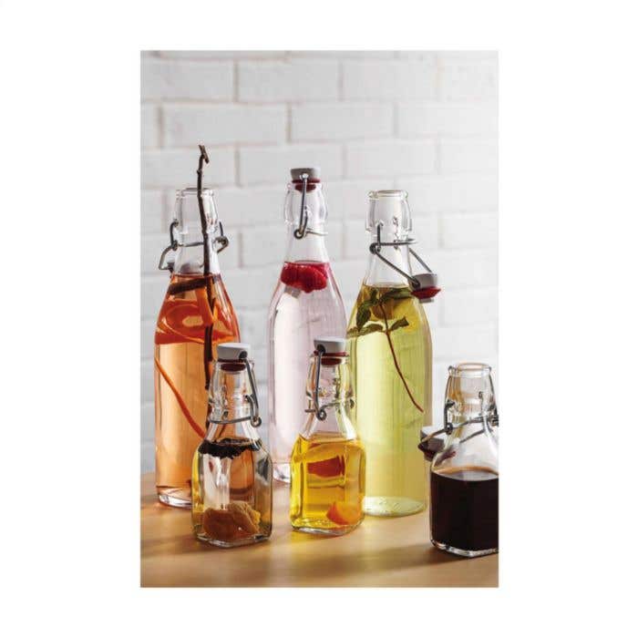 Bouteille à étrier | Verre | 1 litre