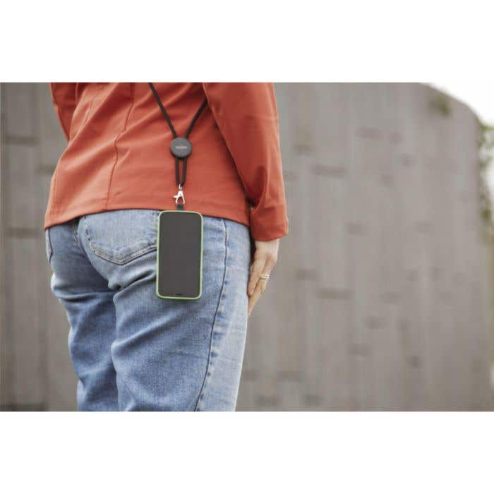 Cordon de téléphone | RPET recyclé | Ajustable | Universel