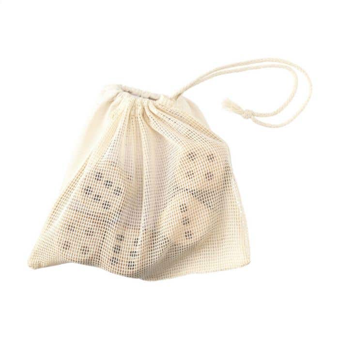 Jeu de dés | Bois FSC® | 5 dés | Avec sac de rangement