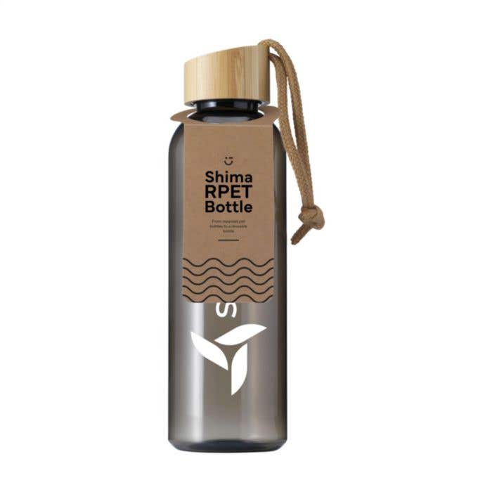 Gourde | RPET recyclé | 700 ml | Bouchon en bambou