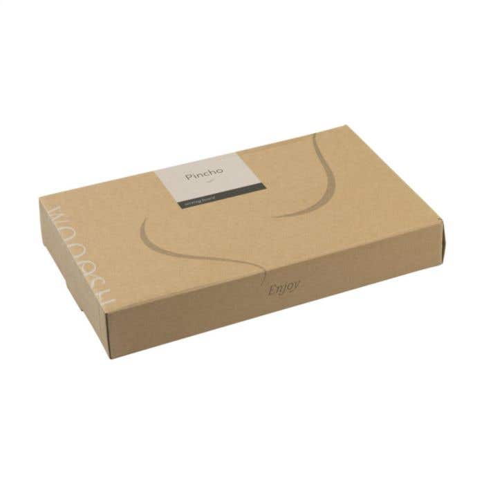 Wooosh planche à servir Pinhco | Bois d'acacia | Avec 2 coupelles en porcelaine