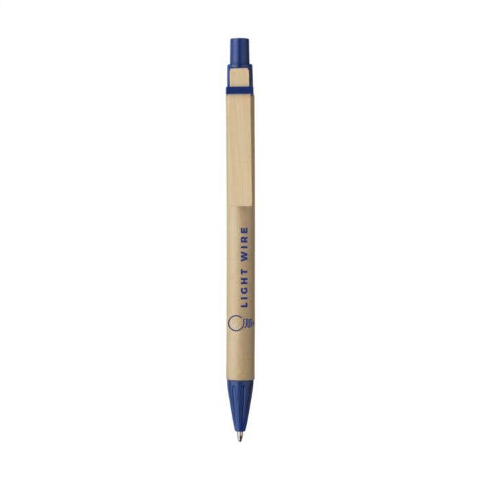 Stylo-bille PaperWrite | Carton FSC® | Clip en bois