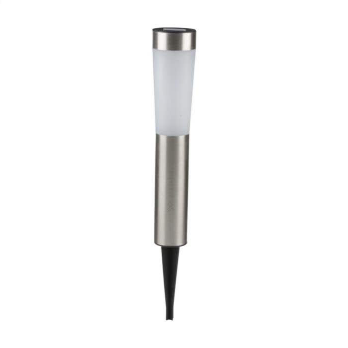 Grundig Lampe LED Solaire | Acier inoxydable | 2 LED | 4-5 lumen