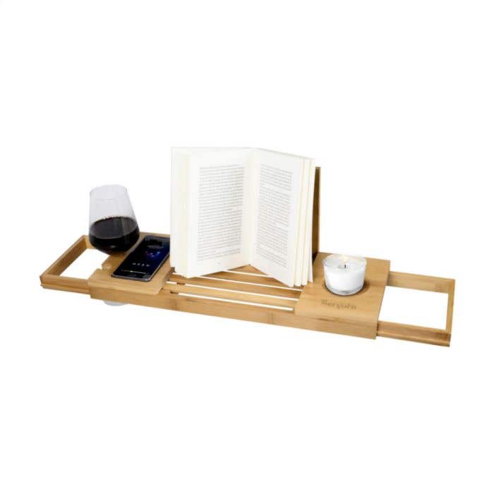Planche de bain | Bambou | Ajustable | Support téléphone