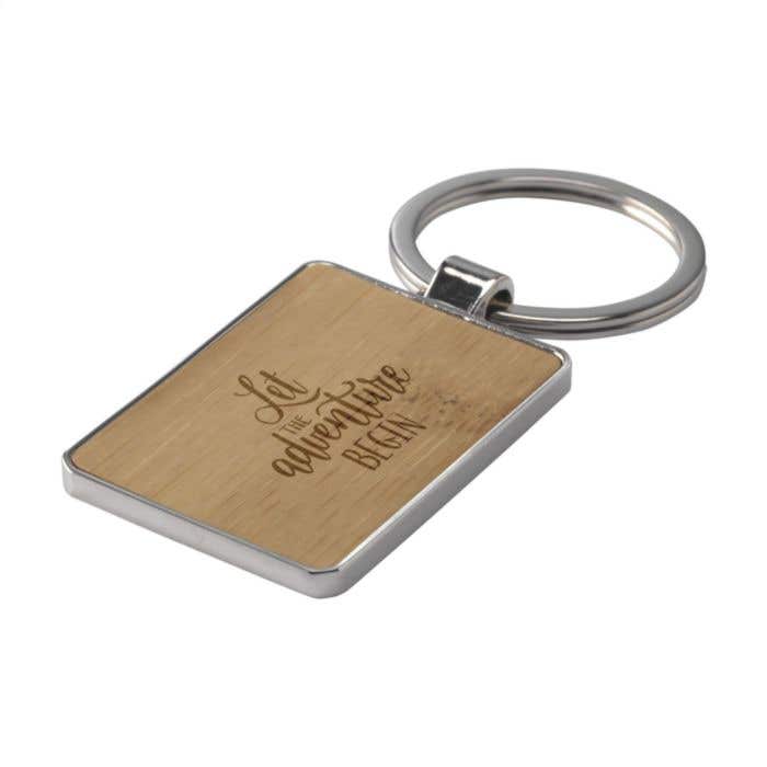 Porte-clés | Bambou | Rectangulaire
