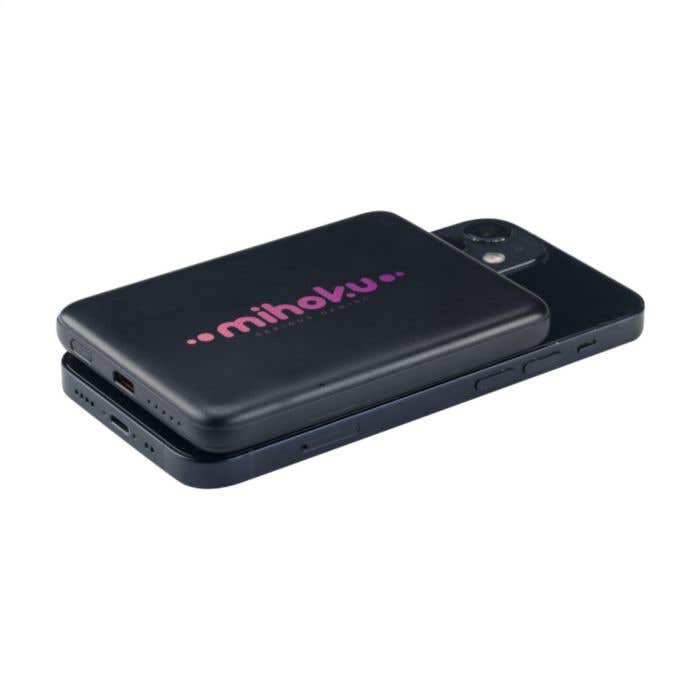 Powerbank | Recyclé | 5000 mAh | Sans fil magnétique