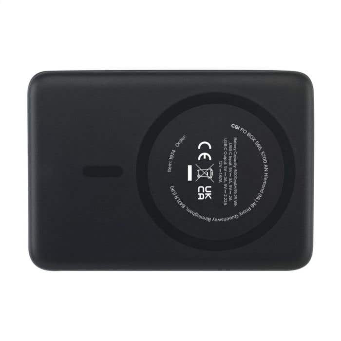 Powerbank | Recyclé | 5000 mAh | Sans fil magnétique