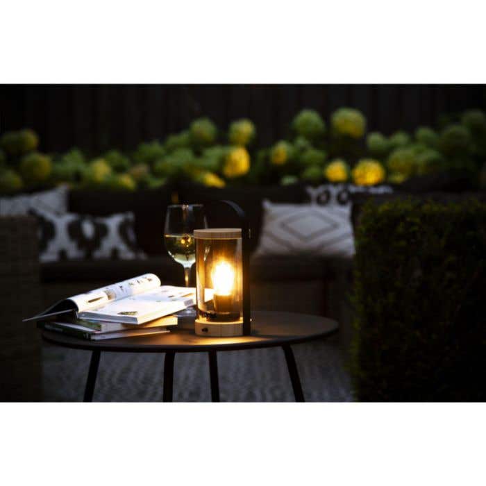 Lampe Wooosh | Bambou | Dimmable | Rechargeable