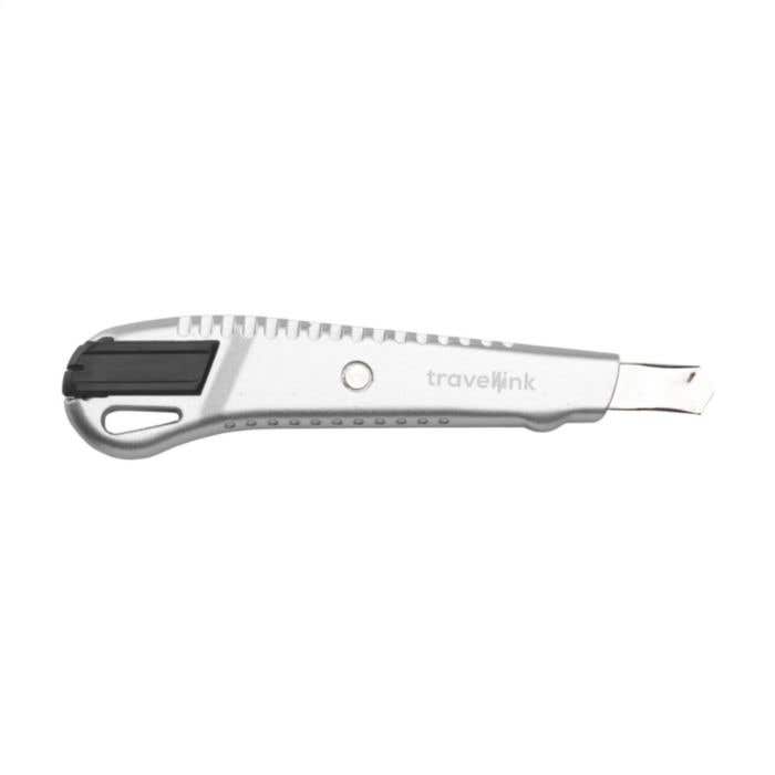 Cutter rétractable | Aluminium | 12 lames