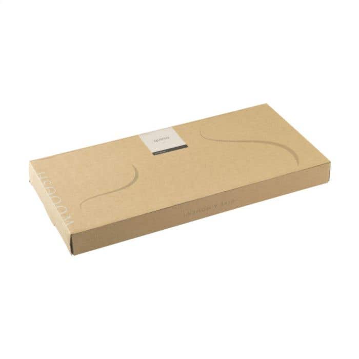 Wooosh planche à fromage Queso | Bois d'acacia FSC® | Couverts inclus