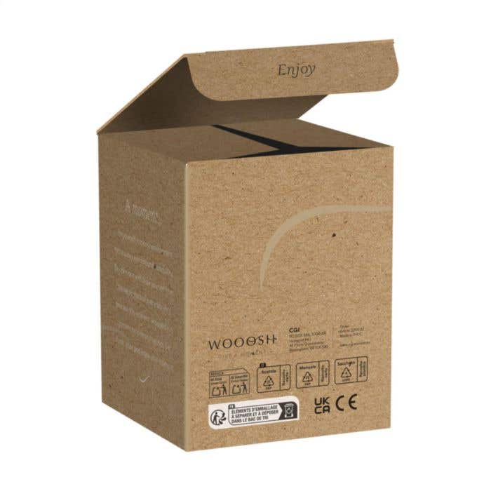 Bougie LED Wooosh | Verre fumé | Lumière chaude