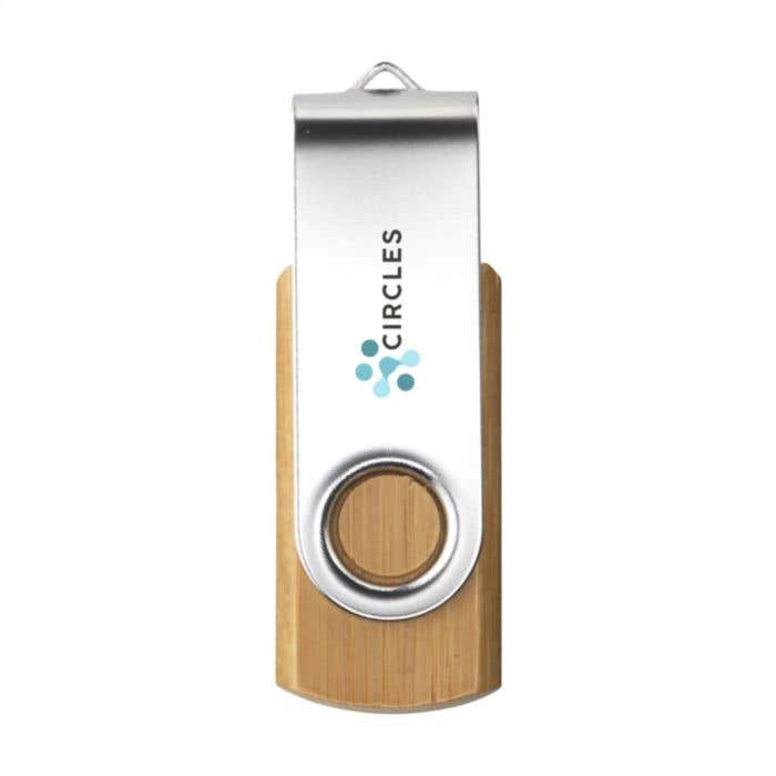 Clé USB | Bambou | 8 Go | Finition carbon