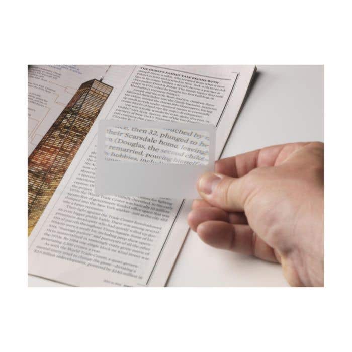 Loupe carte de crédit | Grossissement 3x | Format carte de crédit