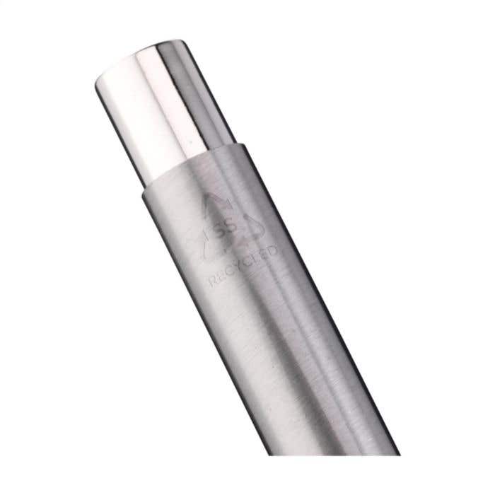 Stylo à bille | Acier inoxydable recyclé | Encre bleue