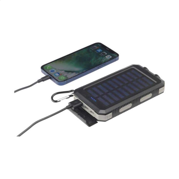 Powerbank | Recyclé | 8.000 mAh | Panneau solaire