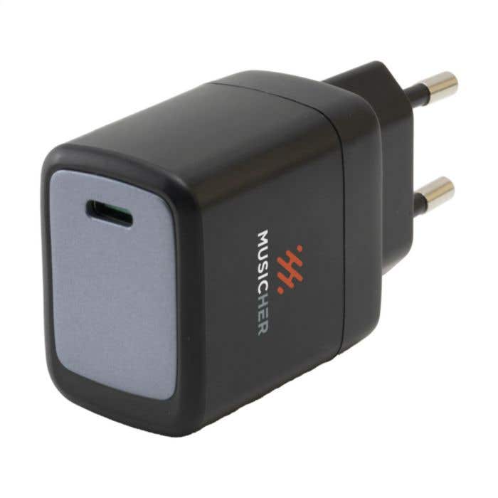 Ensemble de charge | Recyclé | 2 ports Type-C | Avec pochette