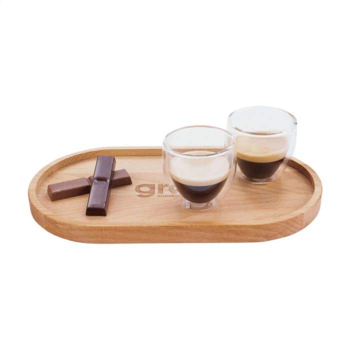Plateau de service | Bois de hêtre | Ovale