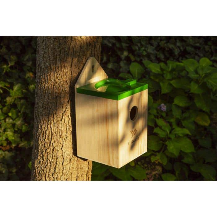 Nichoir | Pin FSC® | Avec bain d'oiseaux