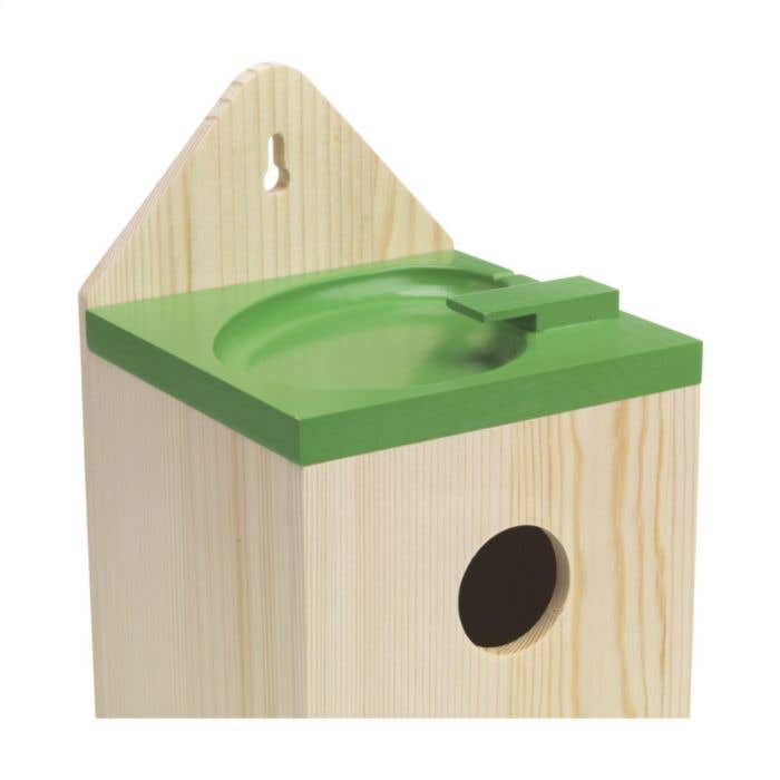 Nichoir | Pin FSC® | Avec bain d'oiseaux
