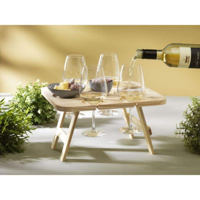 Rackpack Table à vin | Bois de pin FSC® | Pliable