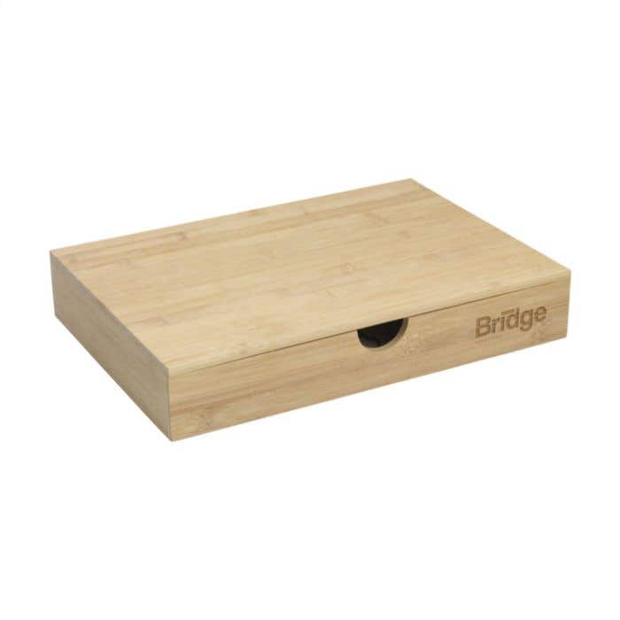 Tiroir à capsules de café Rackpack | Bambou FSC® | Avec jeu de puissance quatre