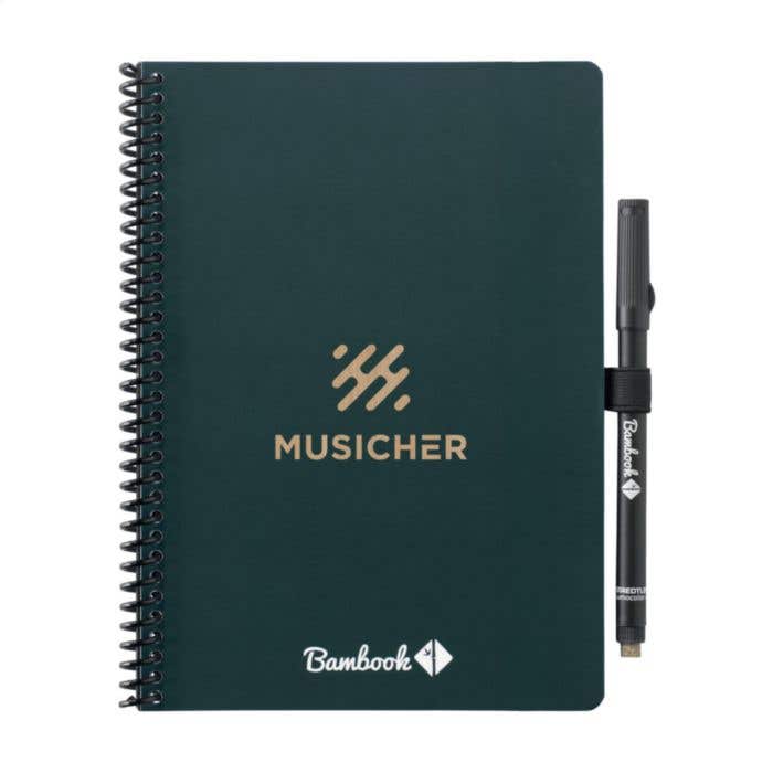 Bambook Carnet de notes | A5 | Effaçable | 20 feuilles