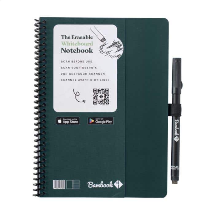 Bambook Carnet de notes | A5 | Effaçable | 20 feuilles