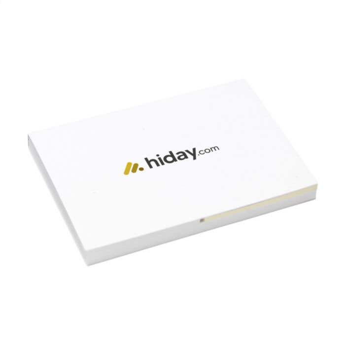 Bloc-notes | Papier recyclé | Avec sticky notes et marque-pages adhésifs