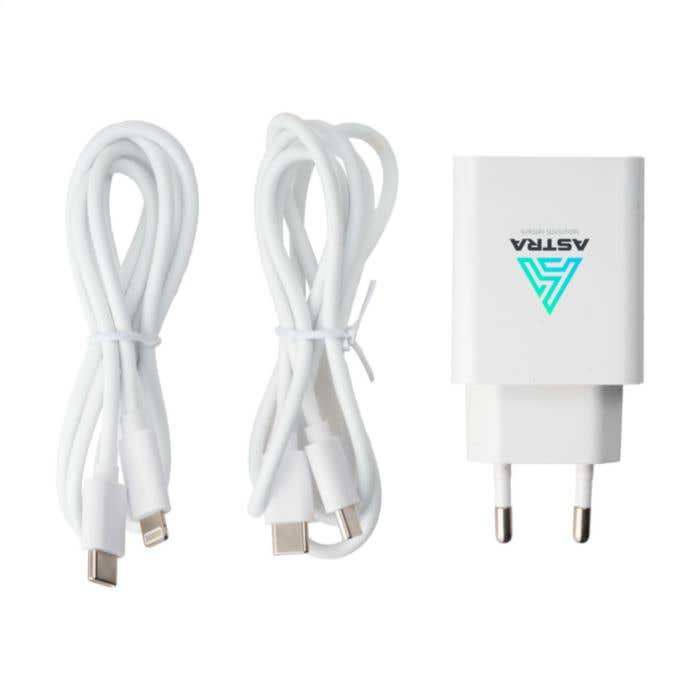 Set de recharge | Recyclé | Type-C et Lightning | 100 cm